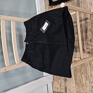 Just black Jean skirt